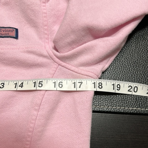 Vineyard Vines Whale Embroidered Shep Shirt Pink French Terry Sz XS - Picture 12 of 12